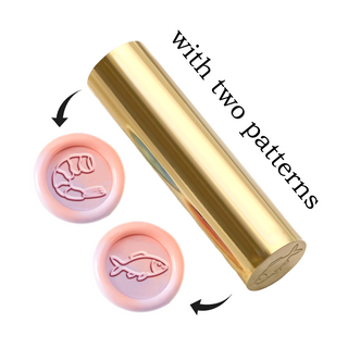 Custom Meal Choice Mini Double-Sided Wax Seal Stamp
