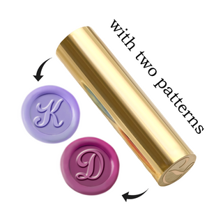 Custom Initial Design Mini Double-Sided Wax Seal Stamp