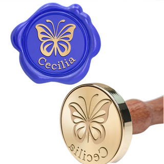 DIY Custom Design Round & Square Wax Seal Stamp with Your Artwork