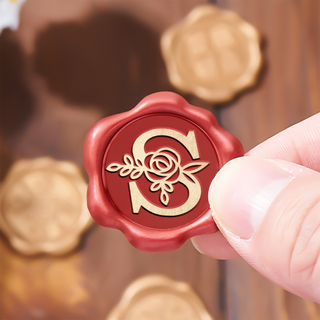 DIY Custom Design Round & Square Wax Seal Stamp with Your Artwork