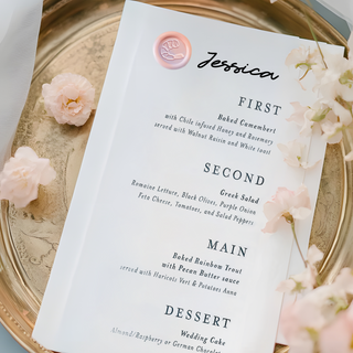 Custom Meal Choice Mini Double-Sided Wax Seal Stamp