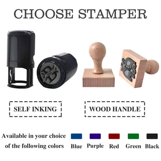 Custom Made Graduation Self Inking  Rubber Stamp