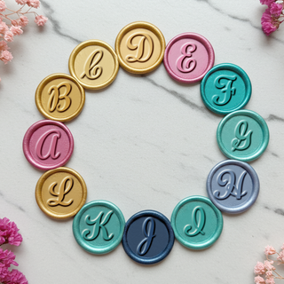 Custom Initial & Numbers Double-Sided Wax Seal Stamp