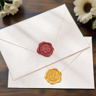 DIY Custom Design Round & Square Wax Seal Stamp with Your Artwork