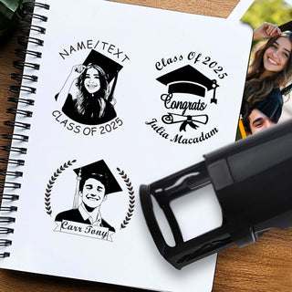 Custom Made Graduation Self Inking  Rubber Stamp