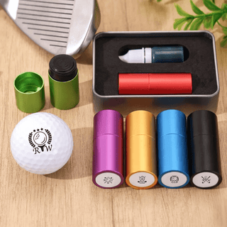 Custom Metal Golf Ball Stamp, Personalized Text and Logo Marker, Identification Tool for Ball Marking, Tournament Accessories Gift