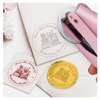 16 Styles "Flower Book" Custom Book Embosser