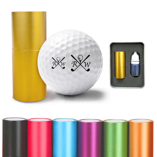 Custom Metal Golf Ball Stamp, Personalized Text and Logo Marker, Identification Tool for Ball Marking, Tournament Accessories Gift