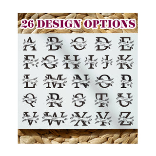 Customizable Brass Alphabet Embosser For Initials DIY with Name