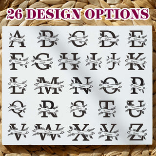 Customizable Brass Alphabet Embosser For Initials DIY with Name