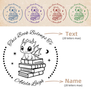 16 Styles Custom "Dragon" Theme of Book Embosser