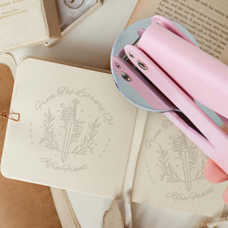 16 Styles "Sword" Custom Book Embosser with Your Name