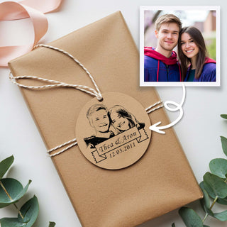 Personalized Self-Inking Custom Photo Rubber Stamp