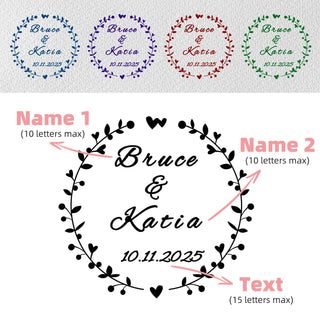 Custom "Name" Sweet Love  Wedding Embosser