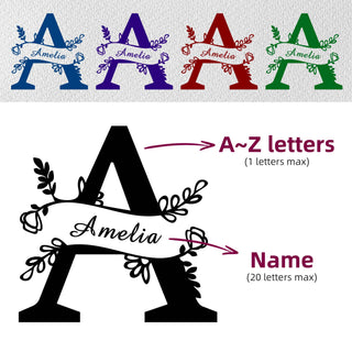 Customizable Brass Alphabet Embosser For Initials DIY with Name