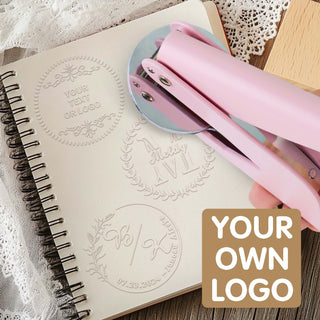 Custom Logo Embosser for Business Card with Embossed Logo
