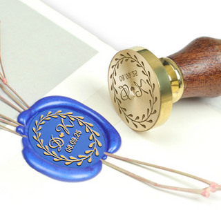 Custom Design Round Wax Seal Stamp Kit