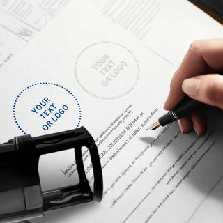 Custom Border Certified Document Embosser - For Official Authenticity