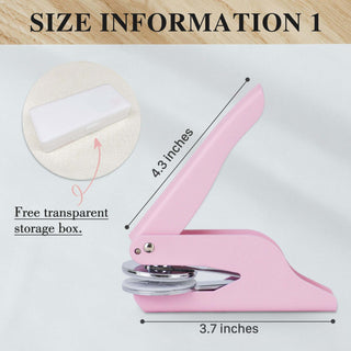 Custom Logo Embosser for Business Card with Embossed Logo