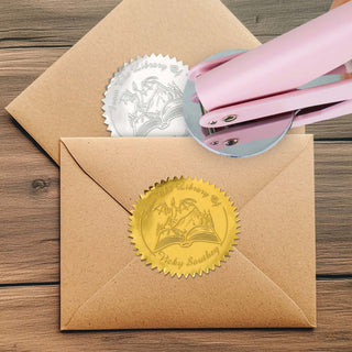 Custom Book Embosser Dragon theme Stamp Personalized Your Name