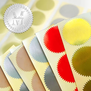 26 Initial & Name Stamp Leaf Relief Custom Brass Book Embosser