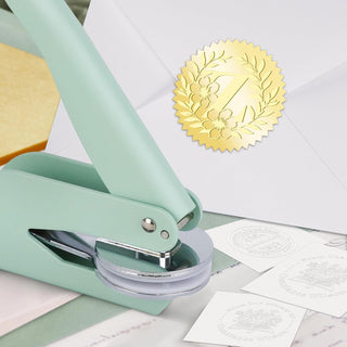 26 Letter Cute Flowers Stamp Custom Book Embosser Envelopes, Napkins,ExLibris Gift