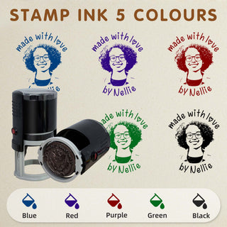 Personalized Self-Inking Custom Photo Rubber Stamp