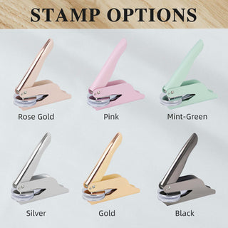 Custom Logo Embosser for Business Card with Embossed Logo