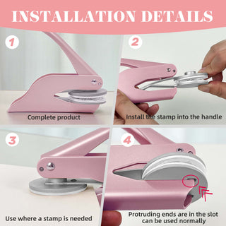 16 Styles "Flower Book" Custom Book Embosser