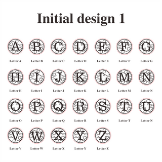 3×Stamp Head Custom Design Round Wax Seal Stamp Kit With All Designs