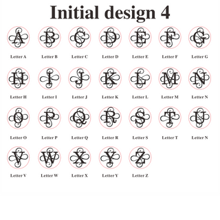 6×Stamp Head Wax Seal Stamp Custom For Wedding Invitations